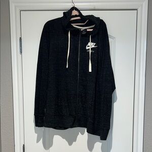 Nike Black Zip-Up Hoodie